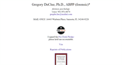Desktop Screenshot of gregdeclue.myakkatech.com